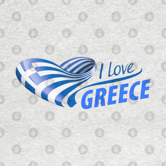 I Love Greece by doniainart